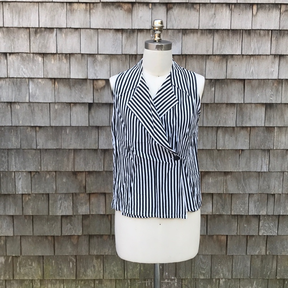 Vintage Camille Claudel Sleeveless Blouse